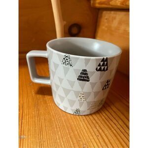 2016 Starbucks Gray Holiday Coffee Mug Cup
